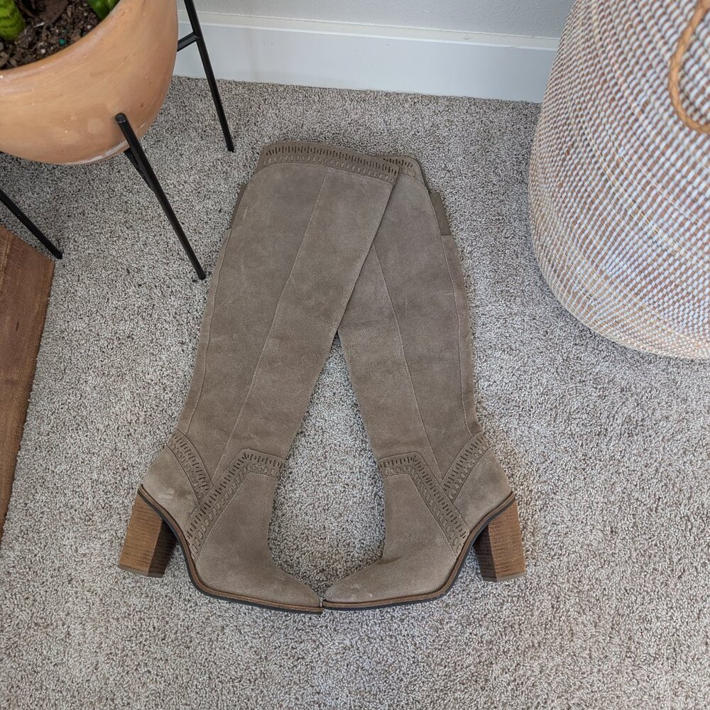 Vince Camuto Mandolee OTK heeled boot